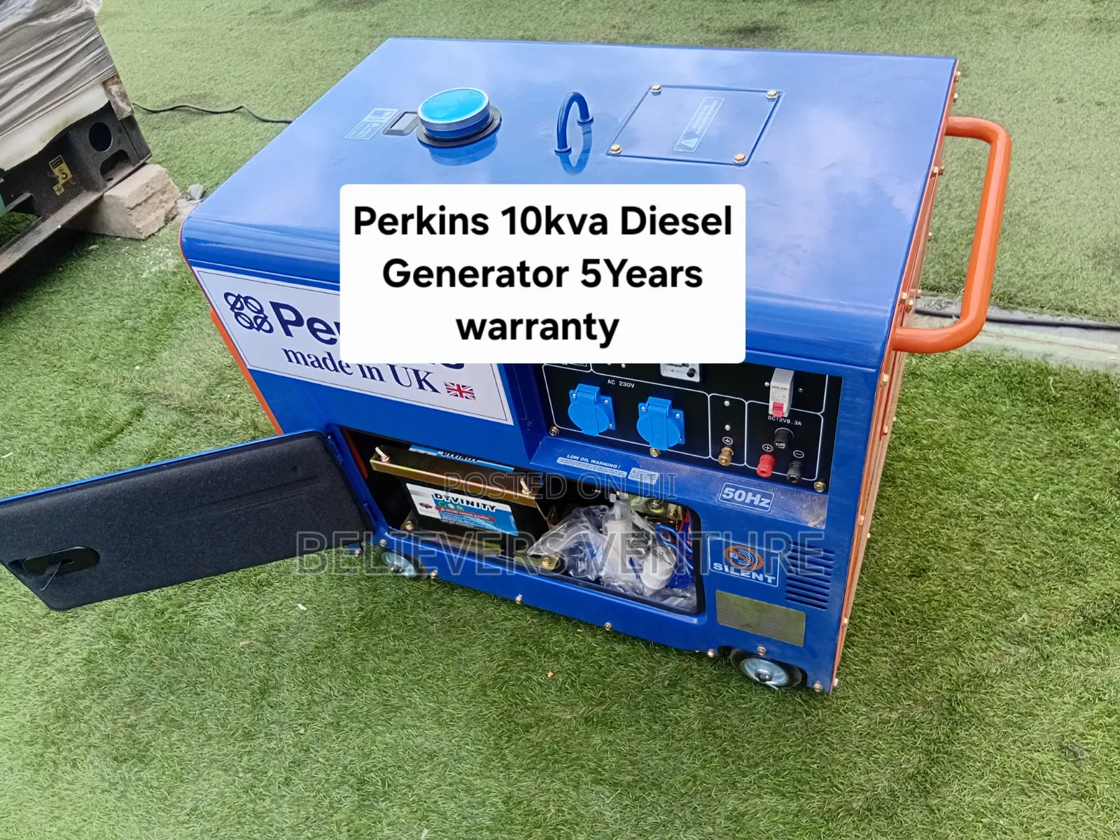 Perkins Diesel Generator 10kVA – Dependable Power for Every Need.