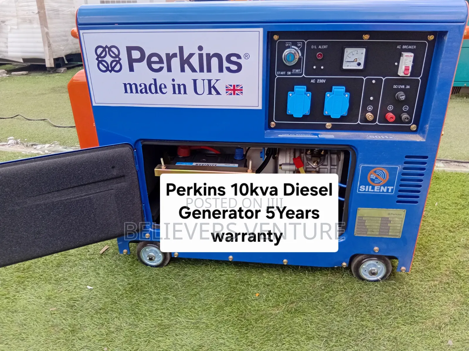 Perkins Diesel 10kVA Generator – Reliable Electricity Anytime.