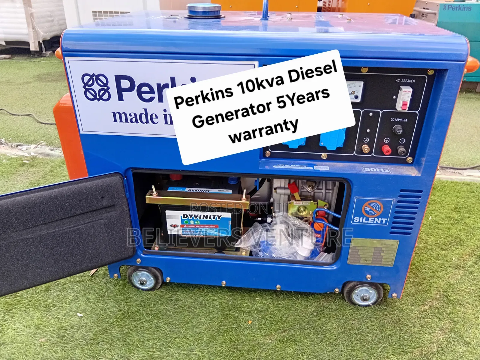 Perkins 10kVA Diesel Generator – Keep Your Business Running.