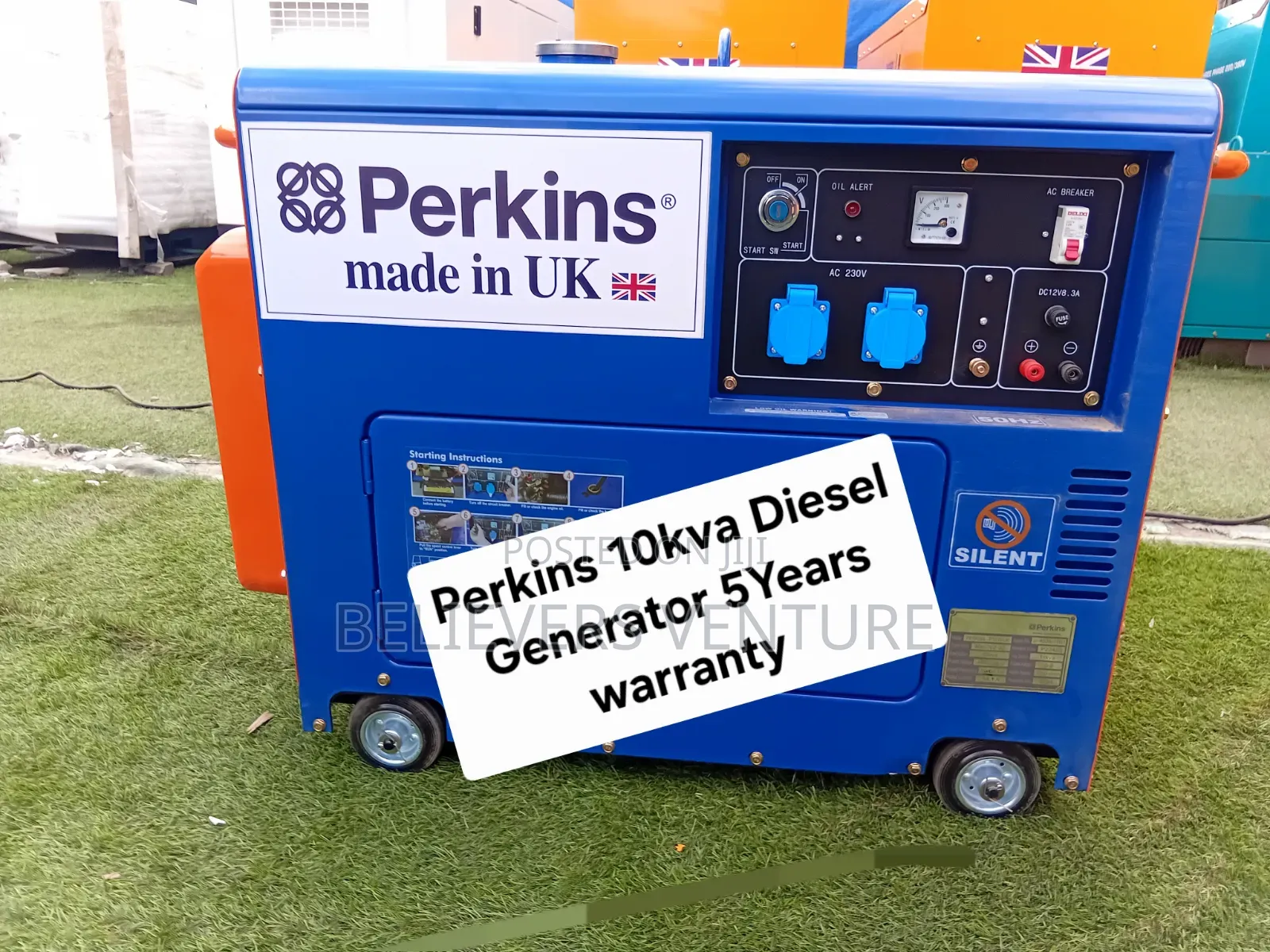Perkins 10kVA Diesel Generator – Keep Your Business Running.