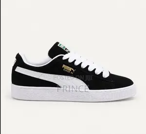 Puma Suede XL — Black / White