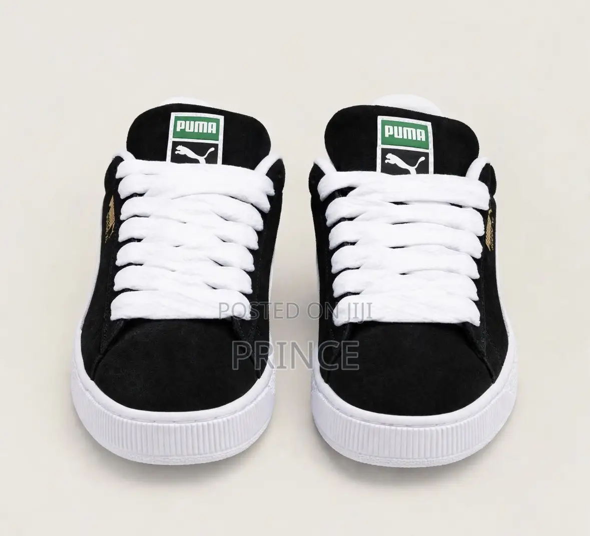 Puma Suede XL — Black / White