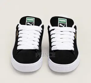 Puma Suede XL — Black / White