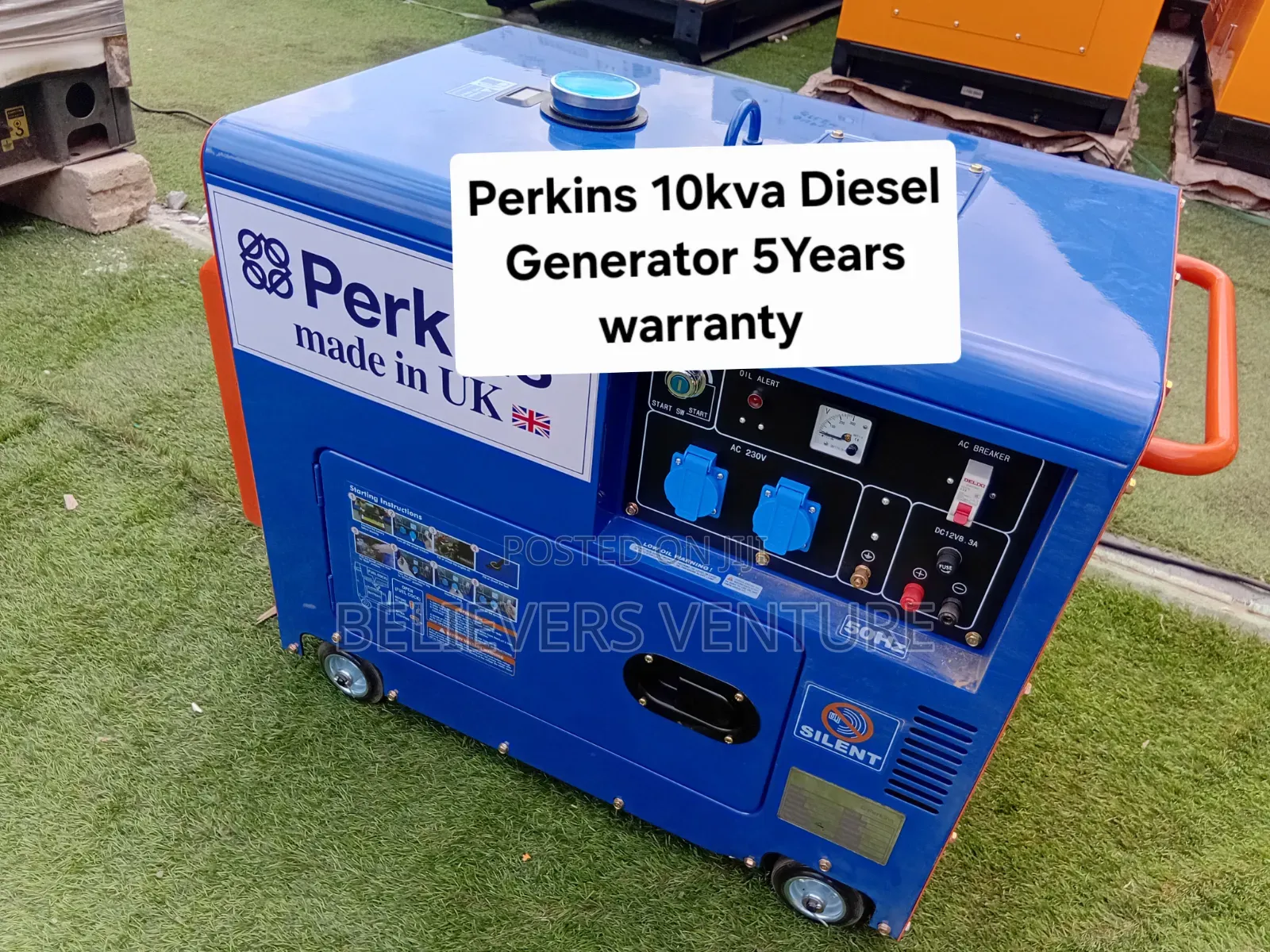 Perkins Diesel 10kVA Generator – Reliable Power Anytime.