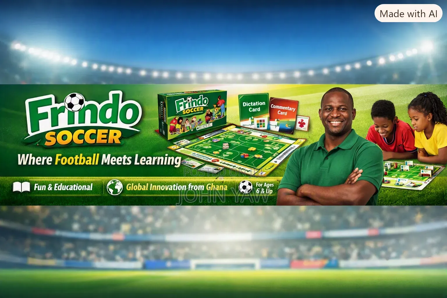 Frindo Soccer (Educational Board Game).