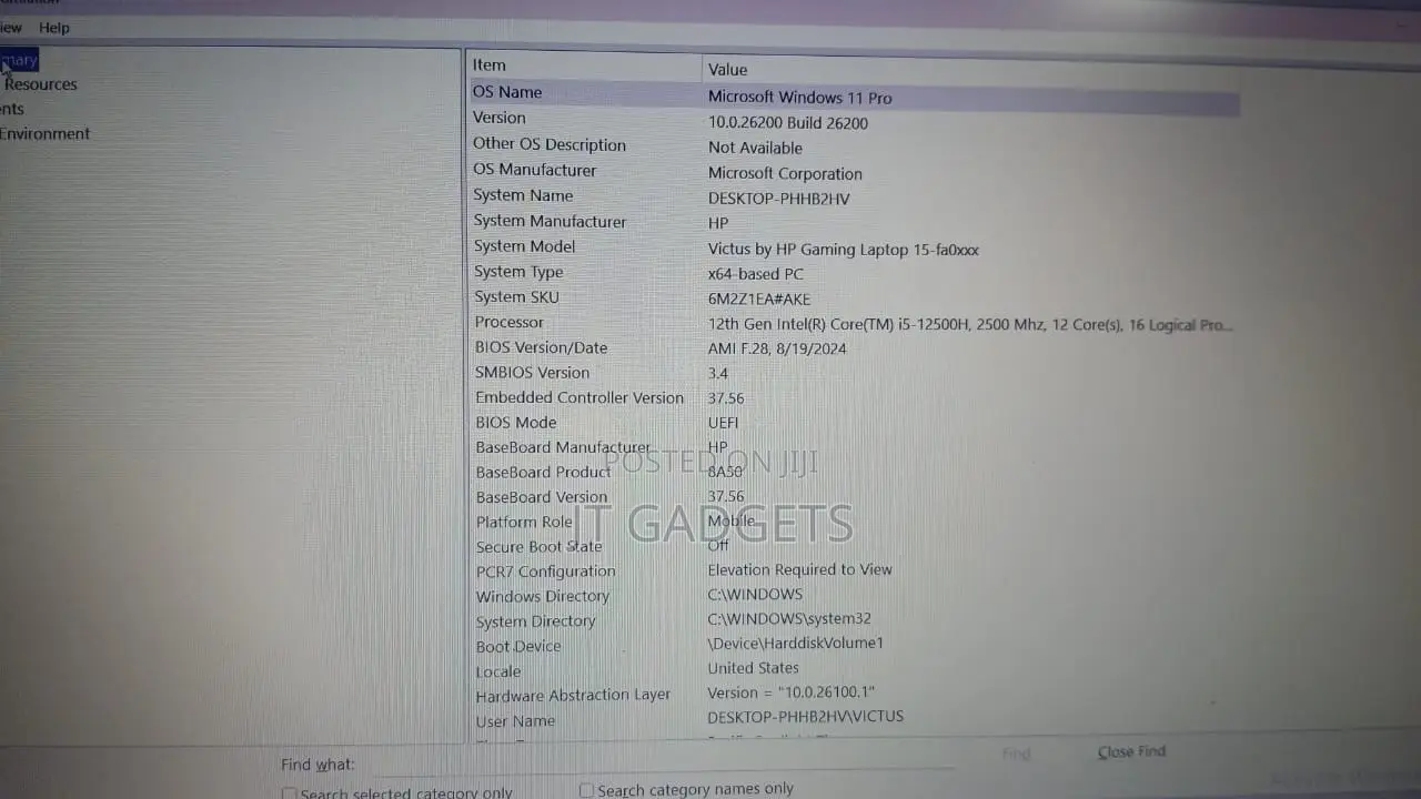 Laptop HP Victus 15 16GB Intel Core i5 SSD 512GB