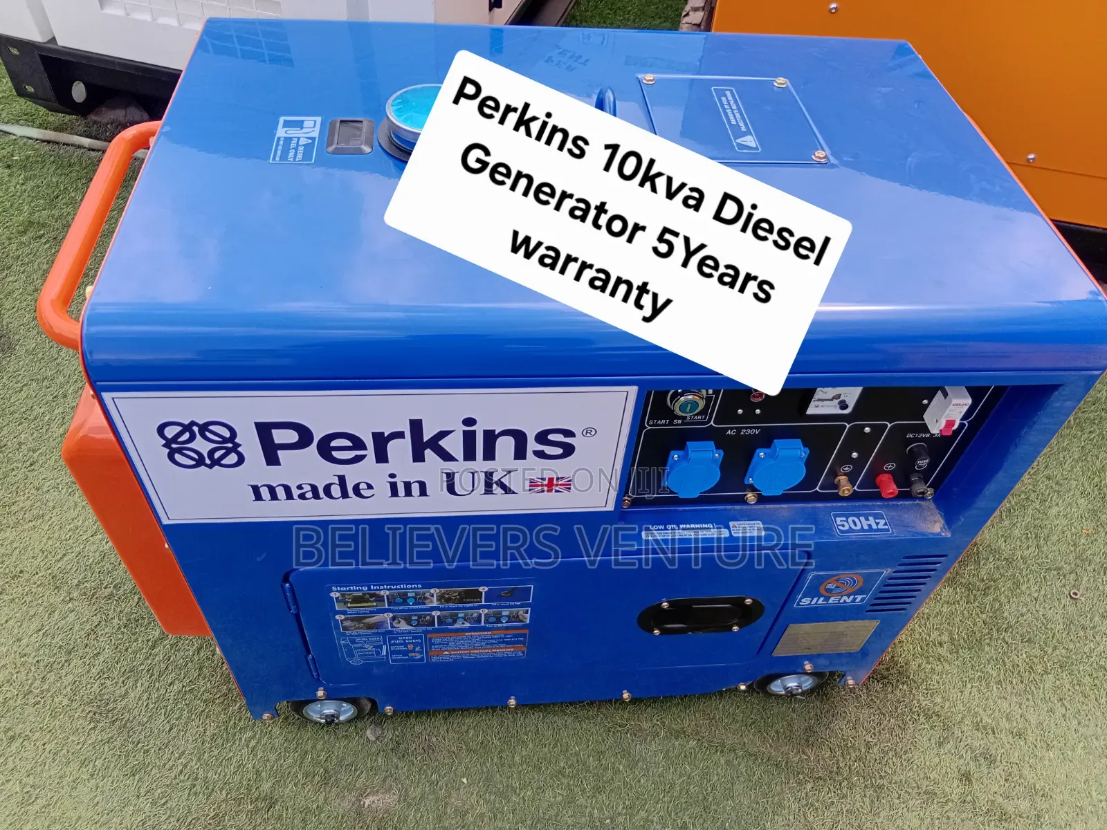 10kVA Perkins Diesel Generator – Power Up With Confidence.