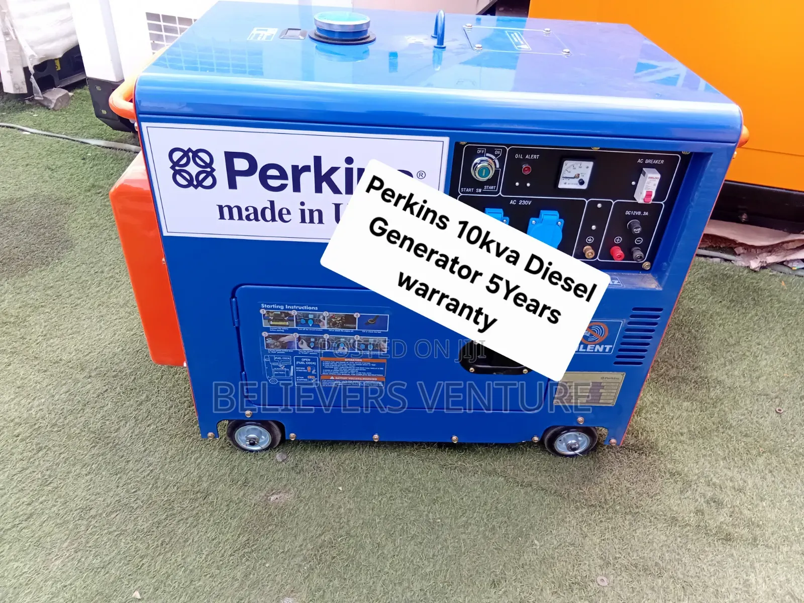 Perkins Diesel Generator – 10kVA of Dependable Power.
