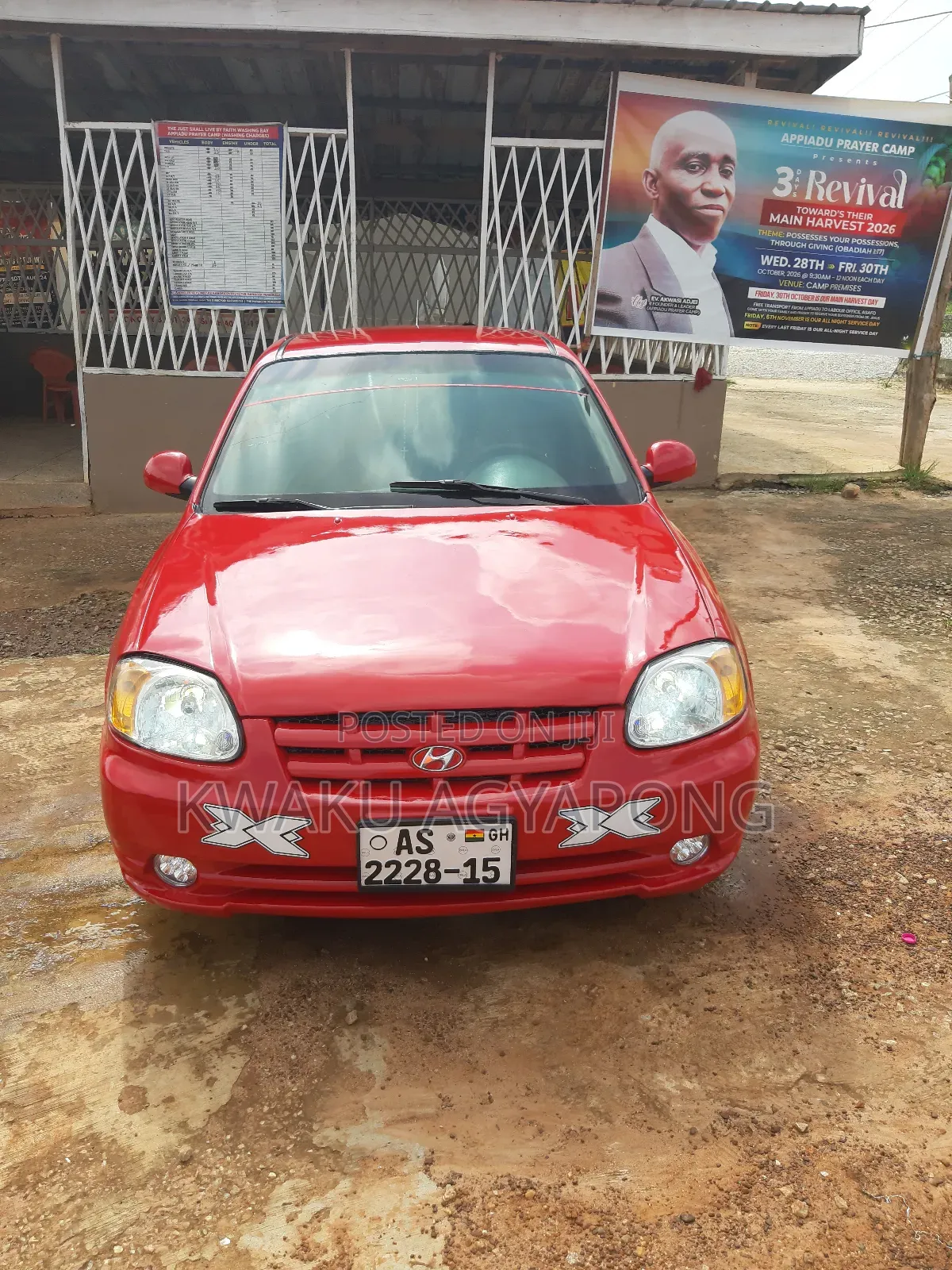 Hyundai Accent 2005 Red