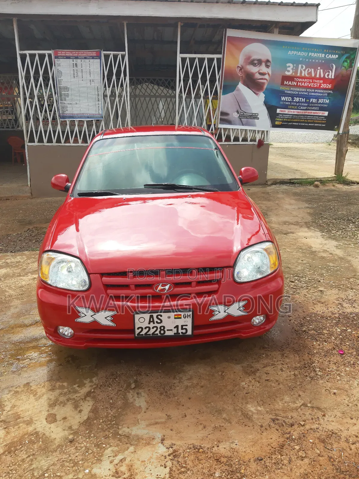 Hyundai Accent 2005 Red