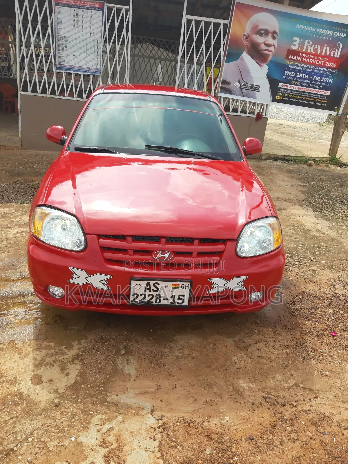 Hyundai Accent 2005 Red