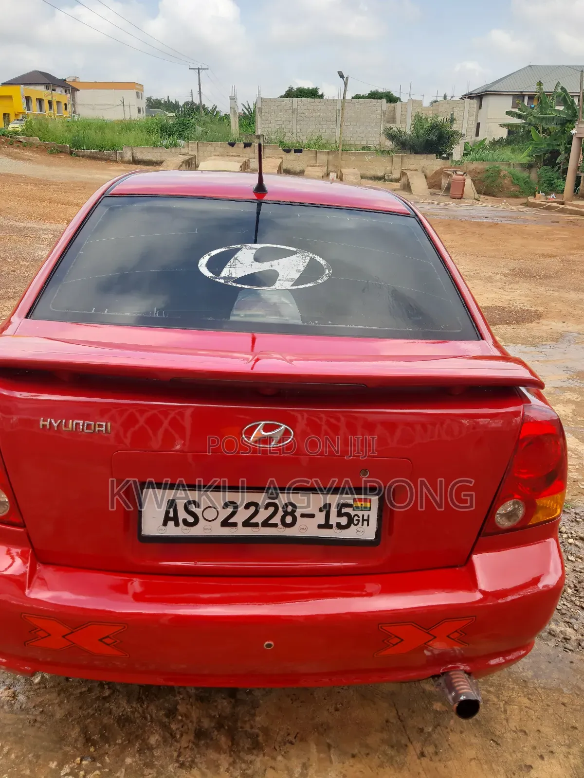 Hyundai Accent 2005 Red