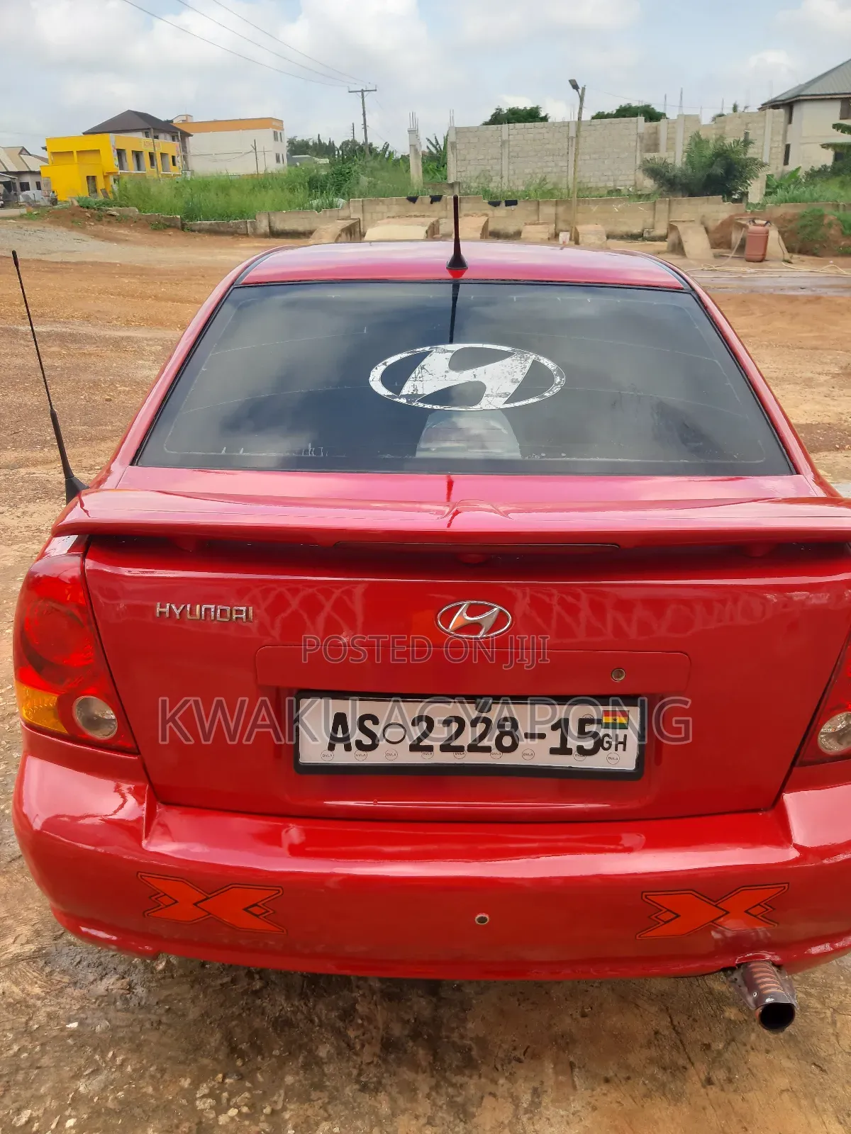 Hyundai Accent 2005 Red