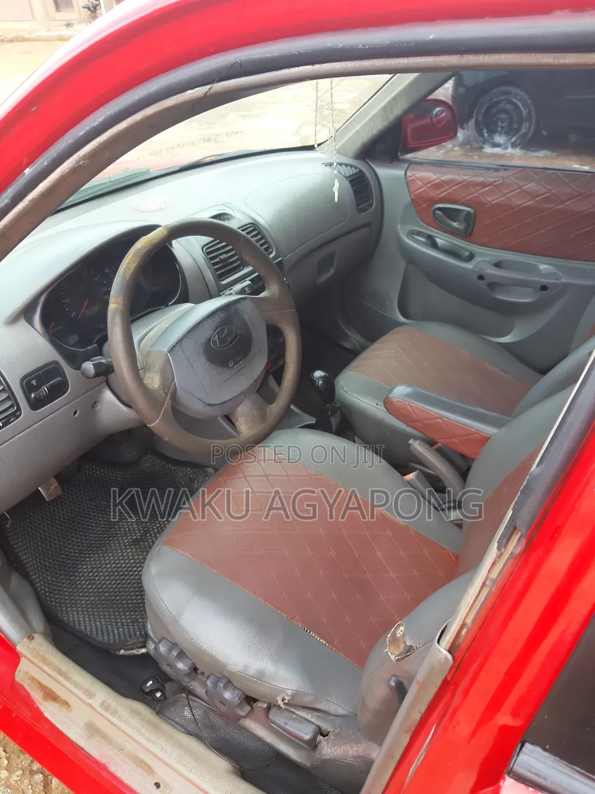 Hyundai Accent 2005 Red