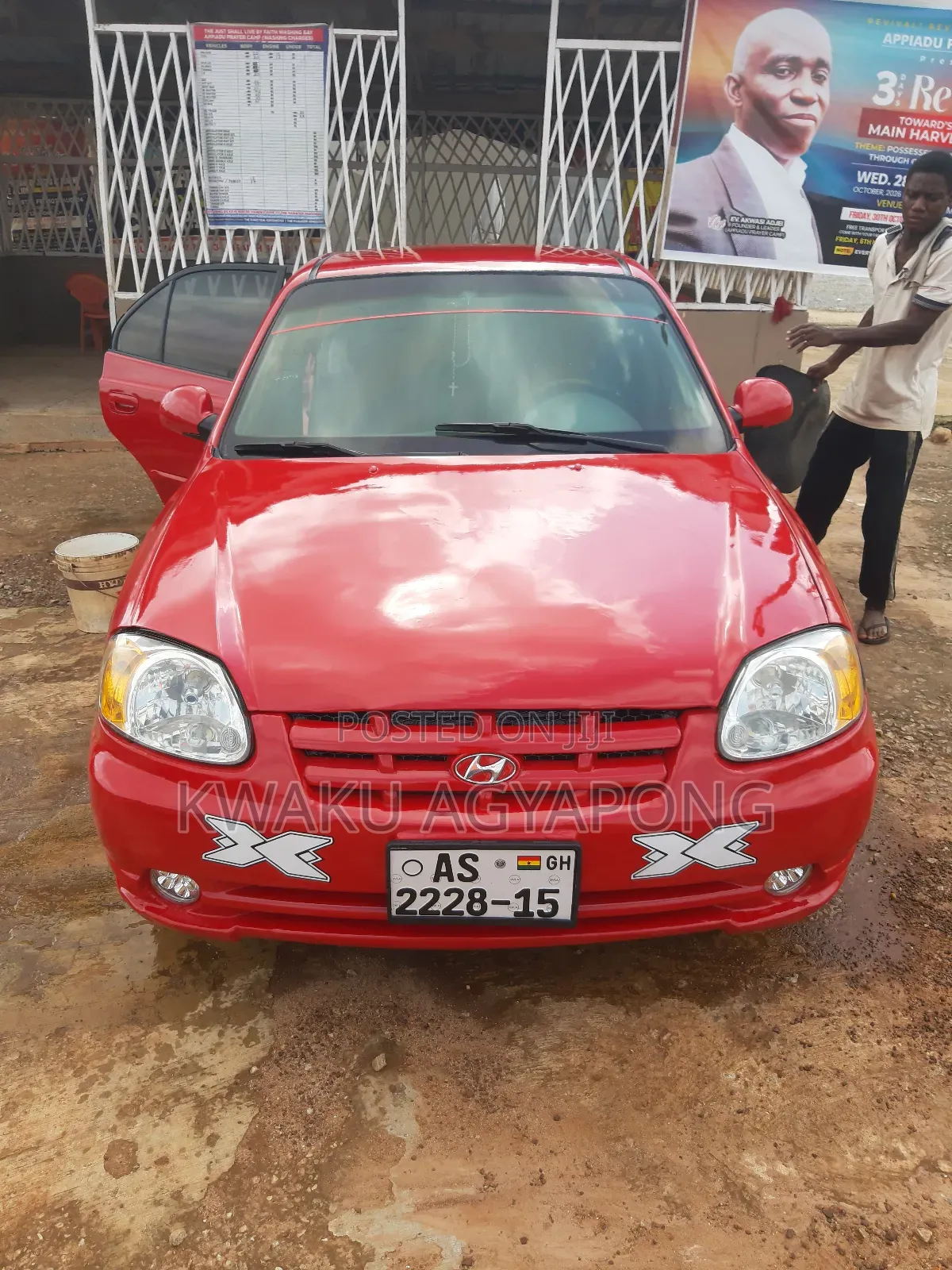 Hyundai Accent 2005 Red