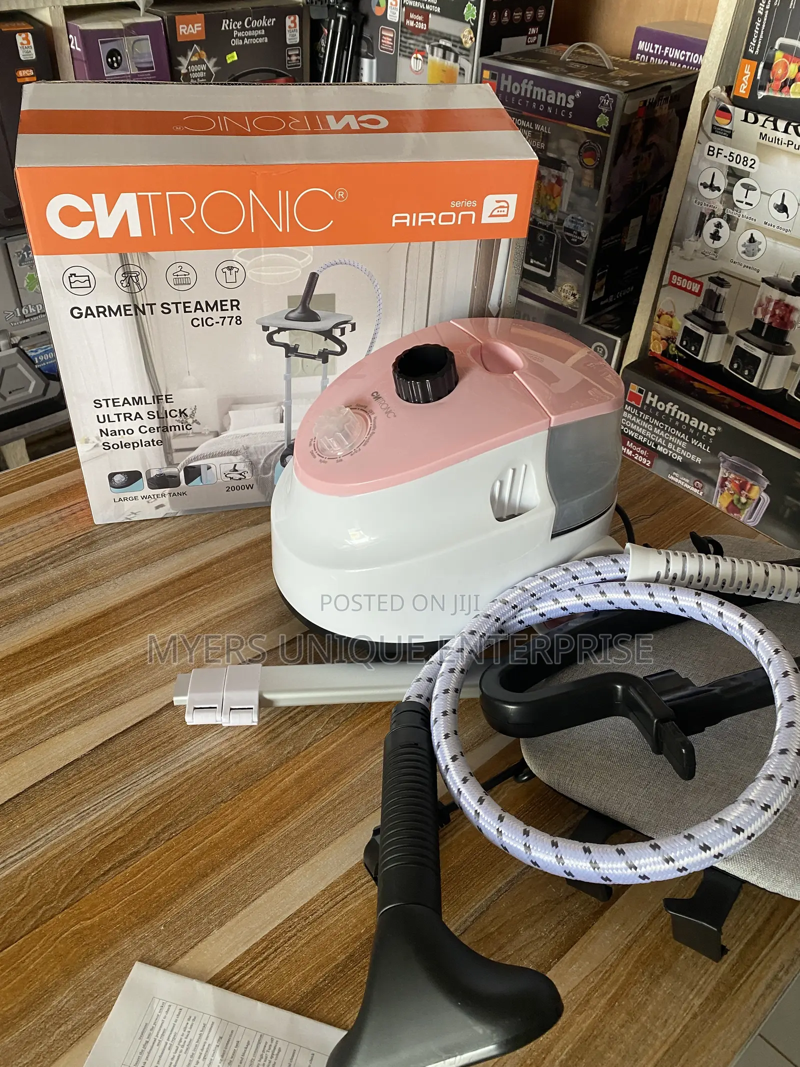 Stress Free Handheld Steam Iron With Stand