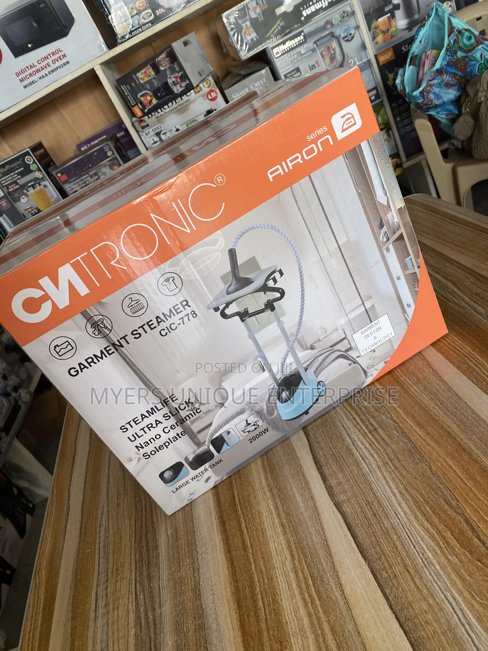 Stress Free Handheld Steam Iron With Stand