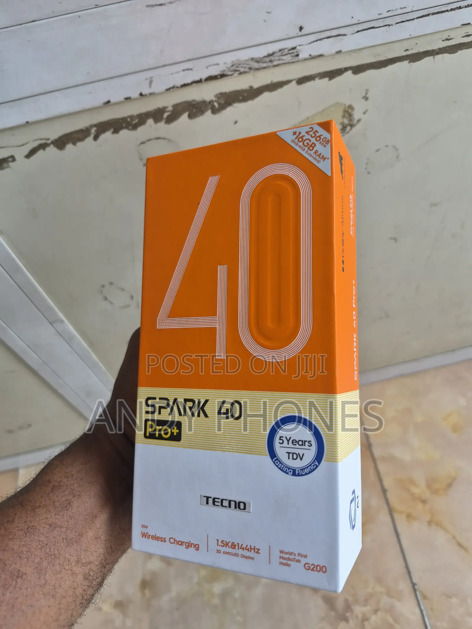 New Tecno Spark 40 Pro+ 256 GB Gray