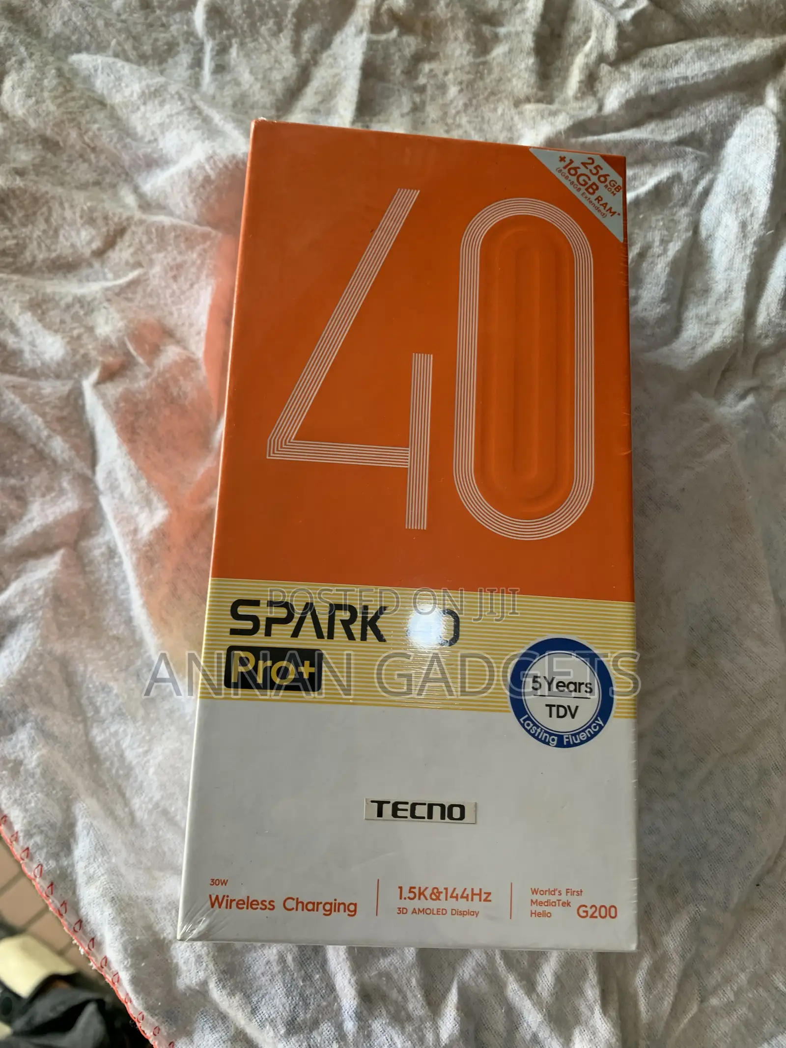 New Tecno Spark 40 Pro+ 256 GB Black