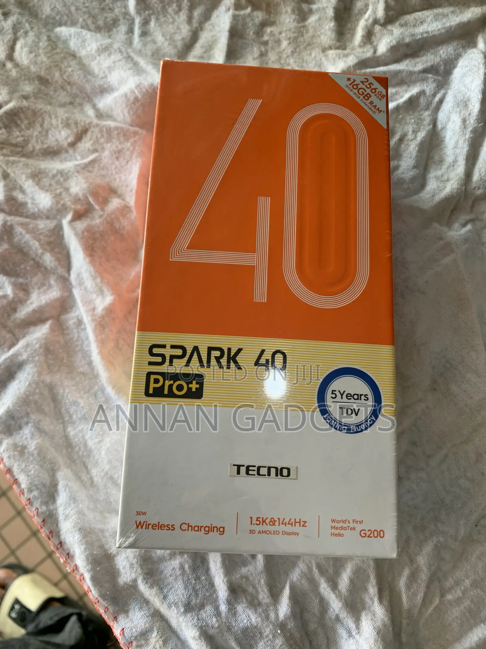 New Tecno Spark 40 Pro+ 256 GB Black