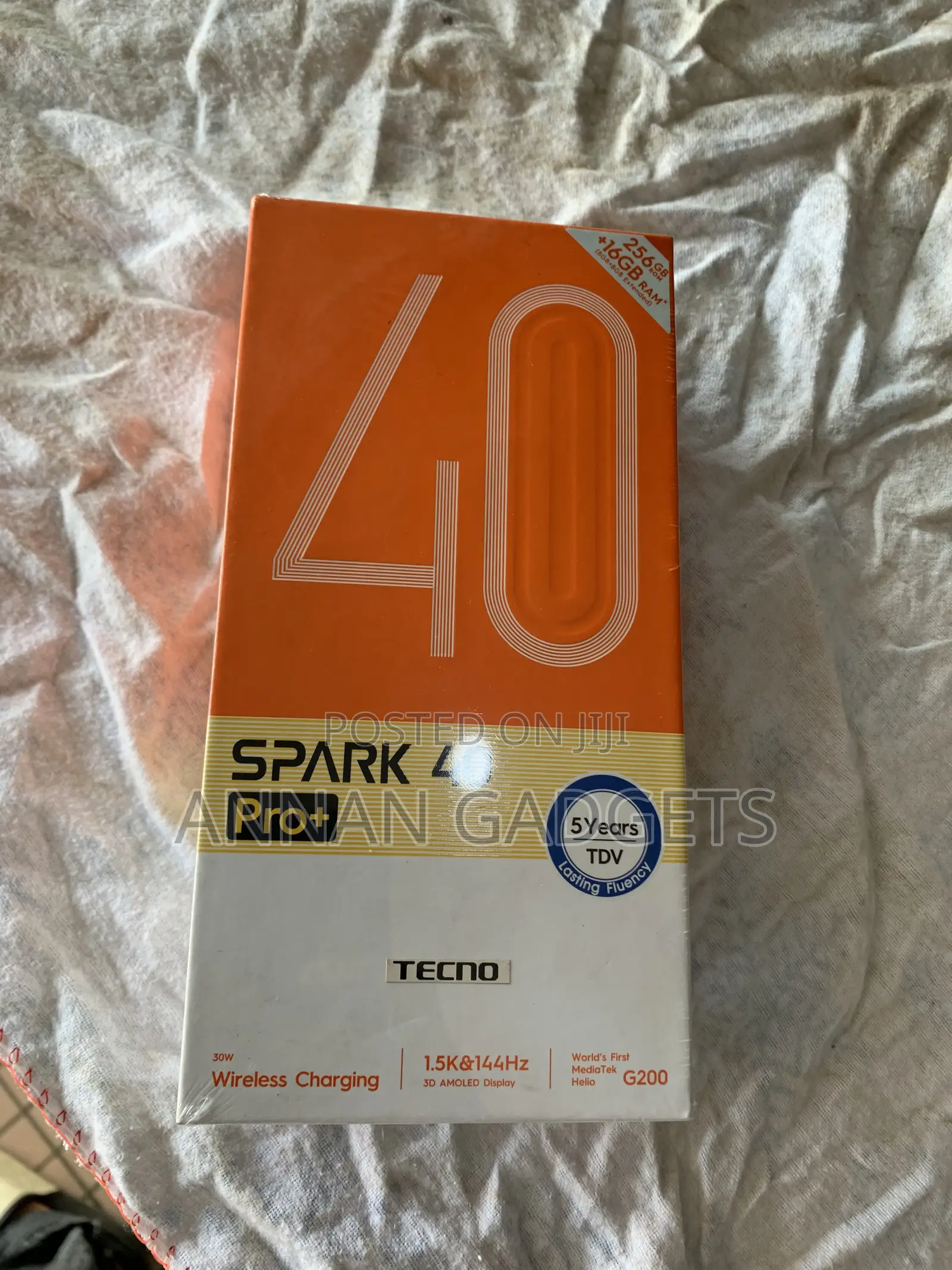 New Tecno Spark 40 Pro+ 256 GB Black