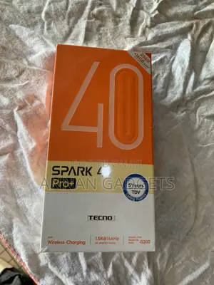 New Tecno Spark 40 Pro+ 256 GB Black