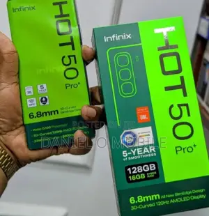 New Infinix Hot 50 Pro 4G 256 GB Black