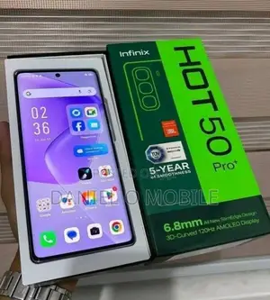New Infinix Hot 50 Pro 4G 256 GB Black