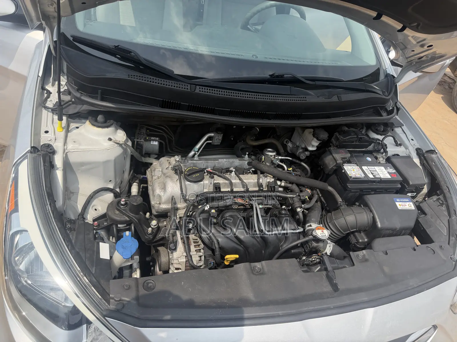 Hyundai Accent GLS 4dr Sedan (1.6L 4cyl 6M) 2015 Silver