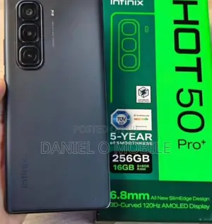 New Infinix Hot 50 Pro 4G 256 GB Black