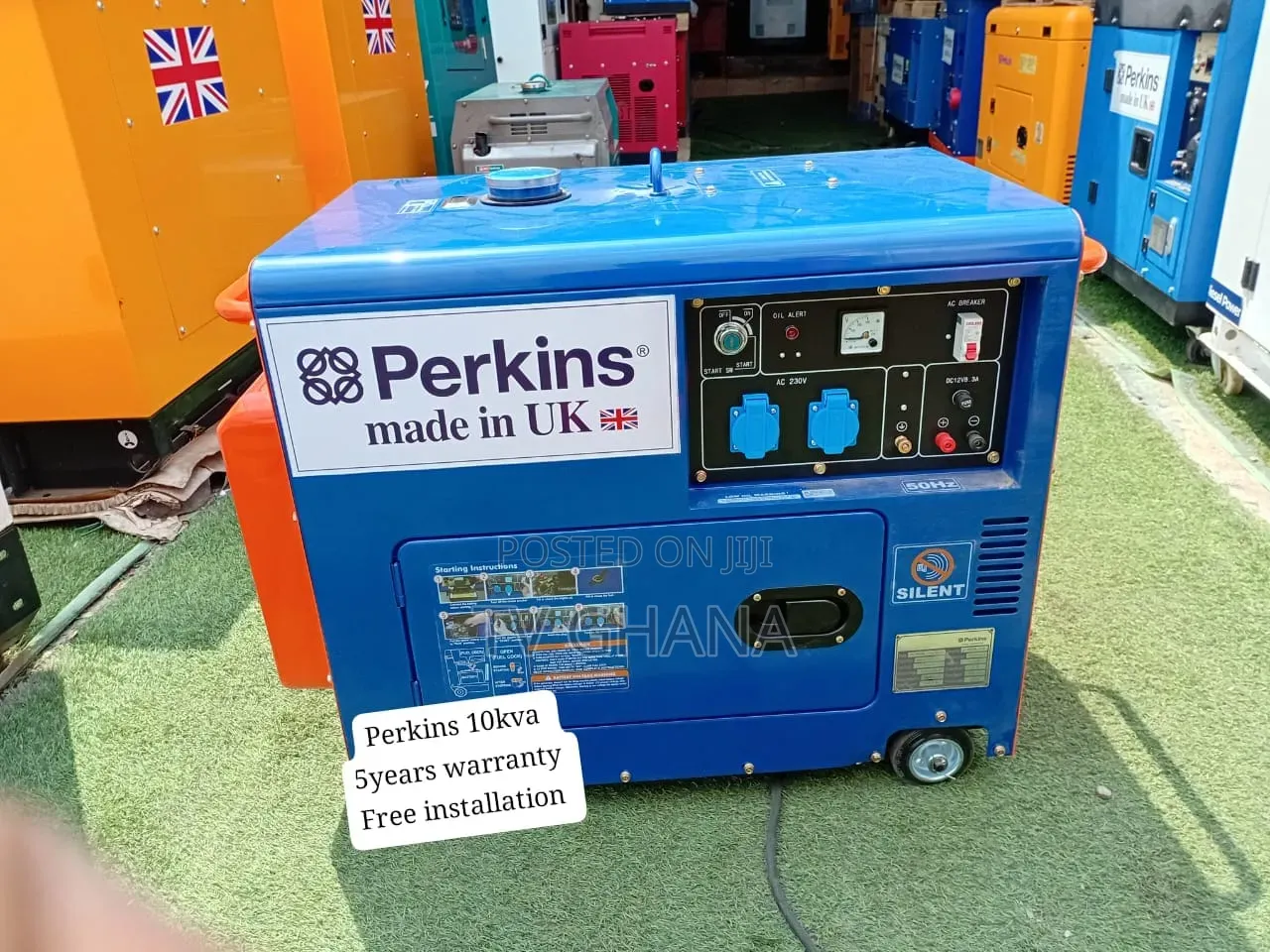 Get Reliable Power With the Powerful Perkins 10KVA Generator10kva