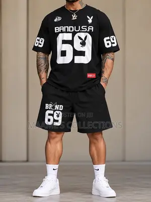 Men’s Premium Two-Piece Top and Down Shorts Set
