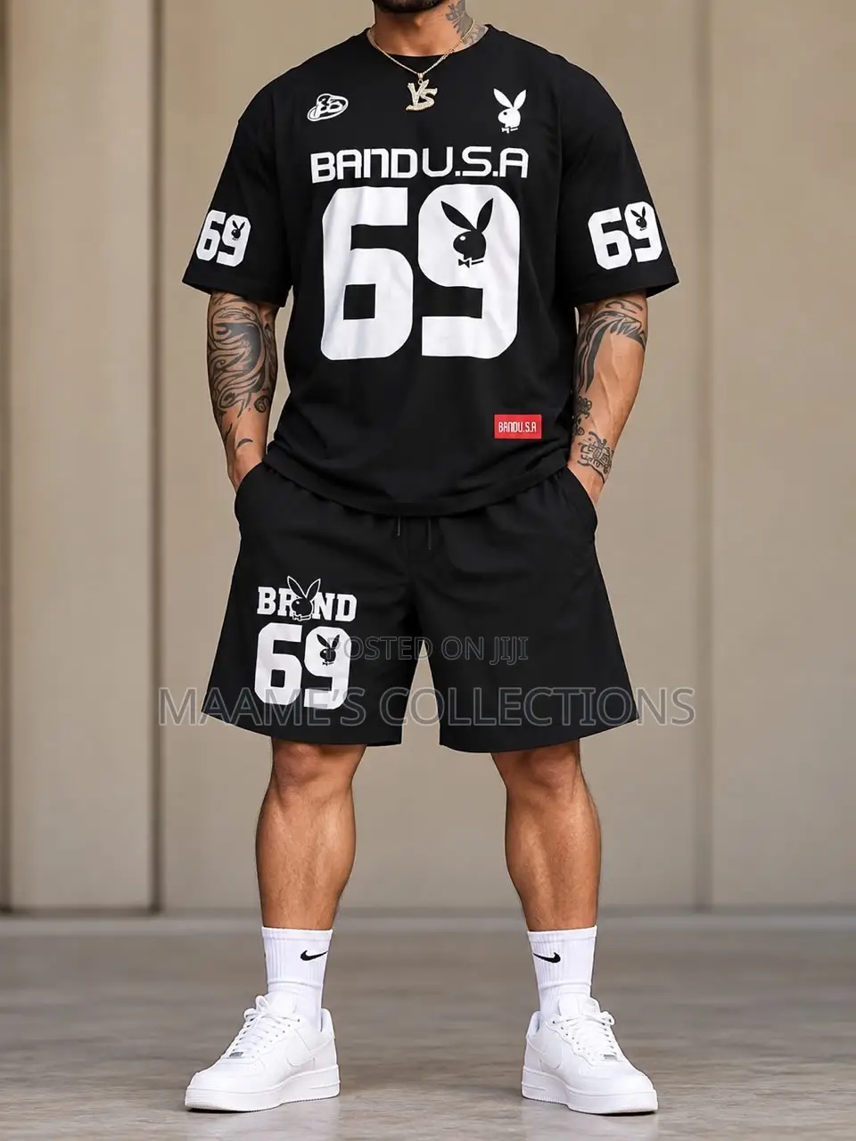 Men’s Premium Two-Piece Top and Down Shorts Set
