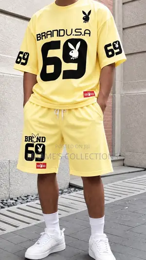 Men’s Premium Two-Piece Top and Down Shorts Set