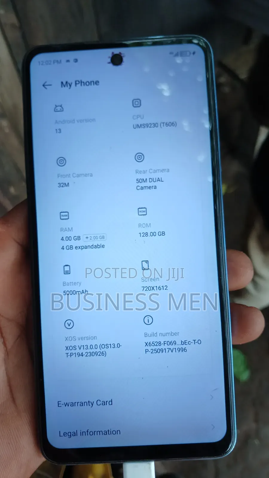 Infinix Hot 40i 128 GB Blue