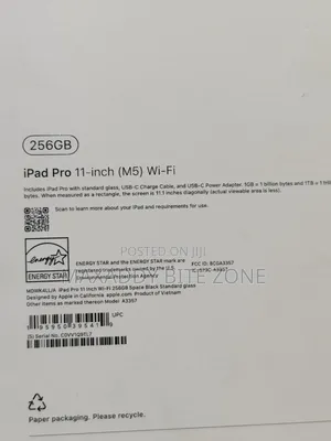 New Apple iPad Pro 11 (2025) 256 GB Black