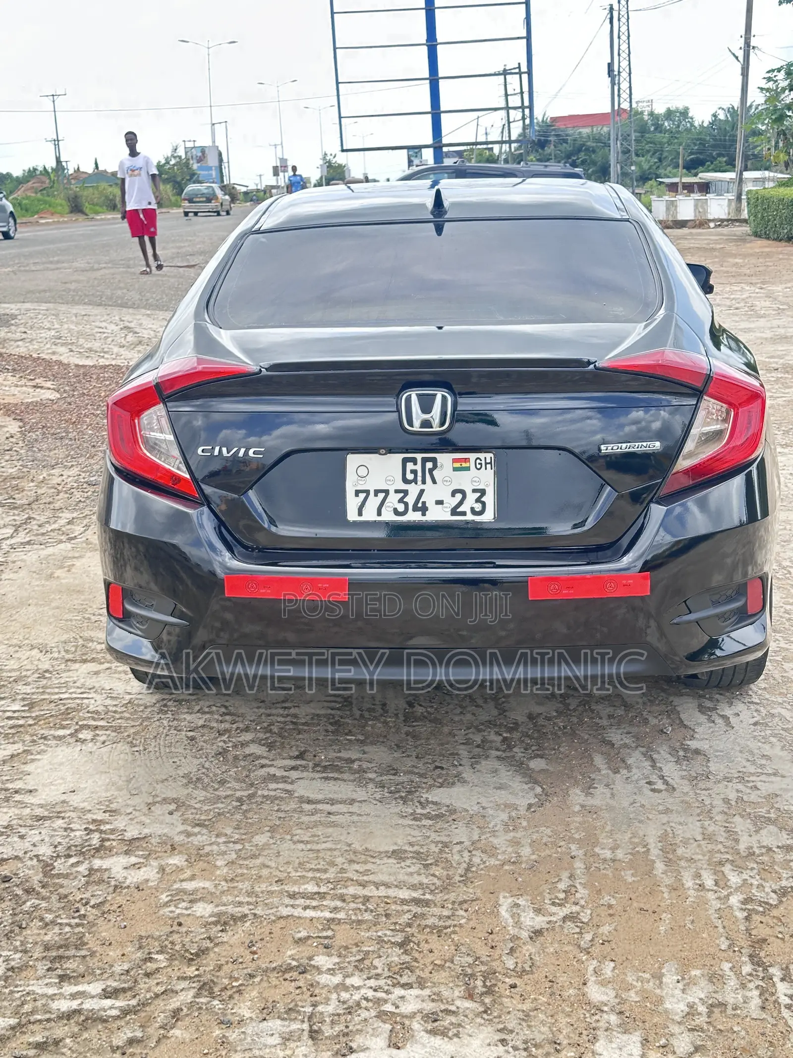 Honda Civic Touring 4dr Sedan (1.5L 4cyl) 2017 Black