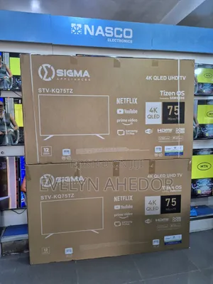 75 Inches Sigma Qled 4k UHD Brand New for Sale