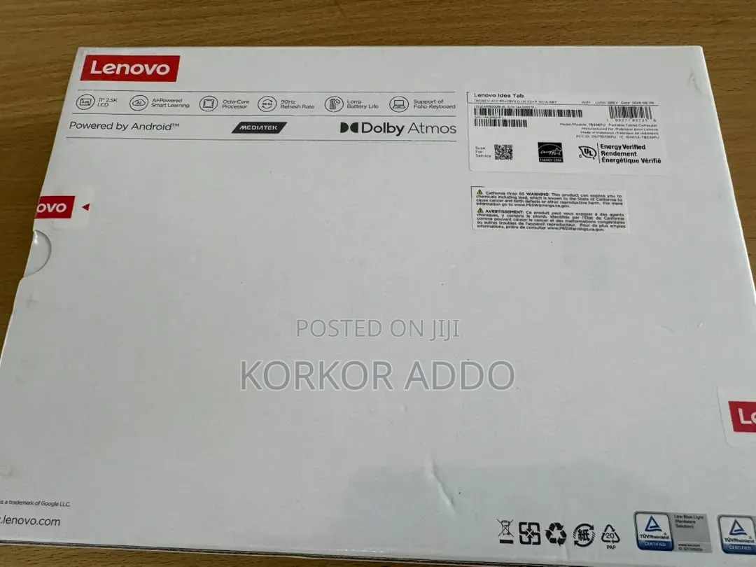 New Lenovo Idea Tab TB336FU 128 GB Black