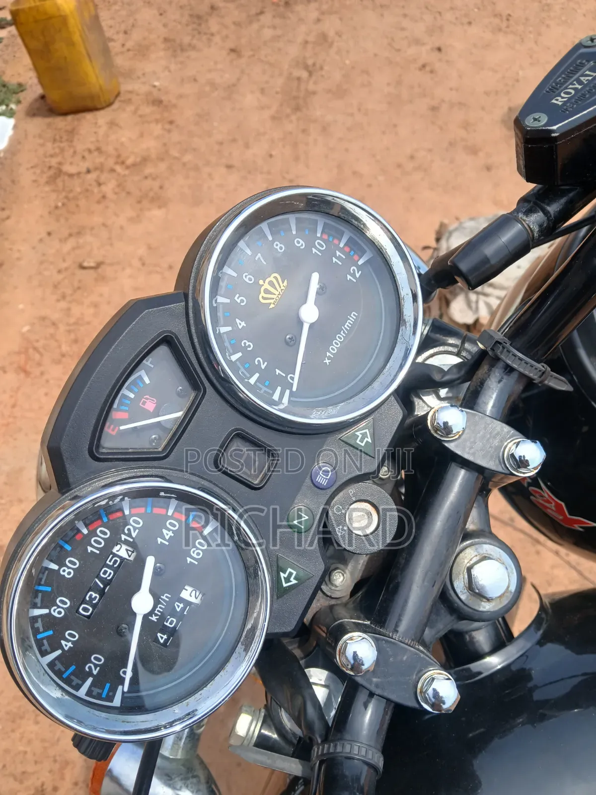 New Royal RY125 2025 Black