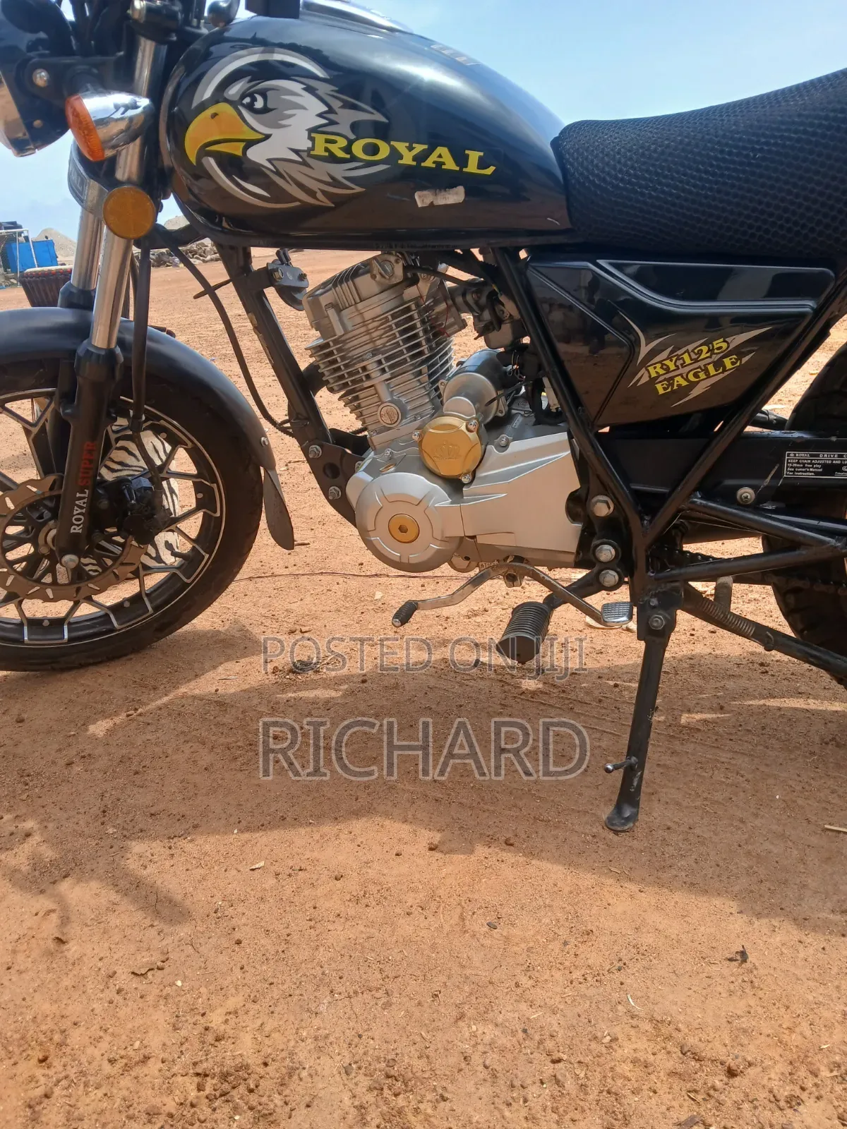New Royal RY125 2025 Black