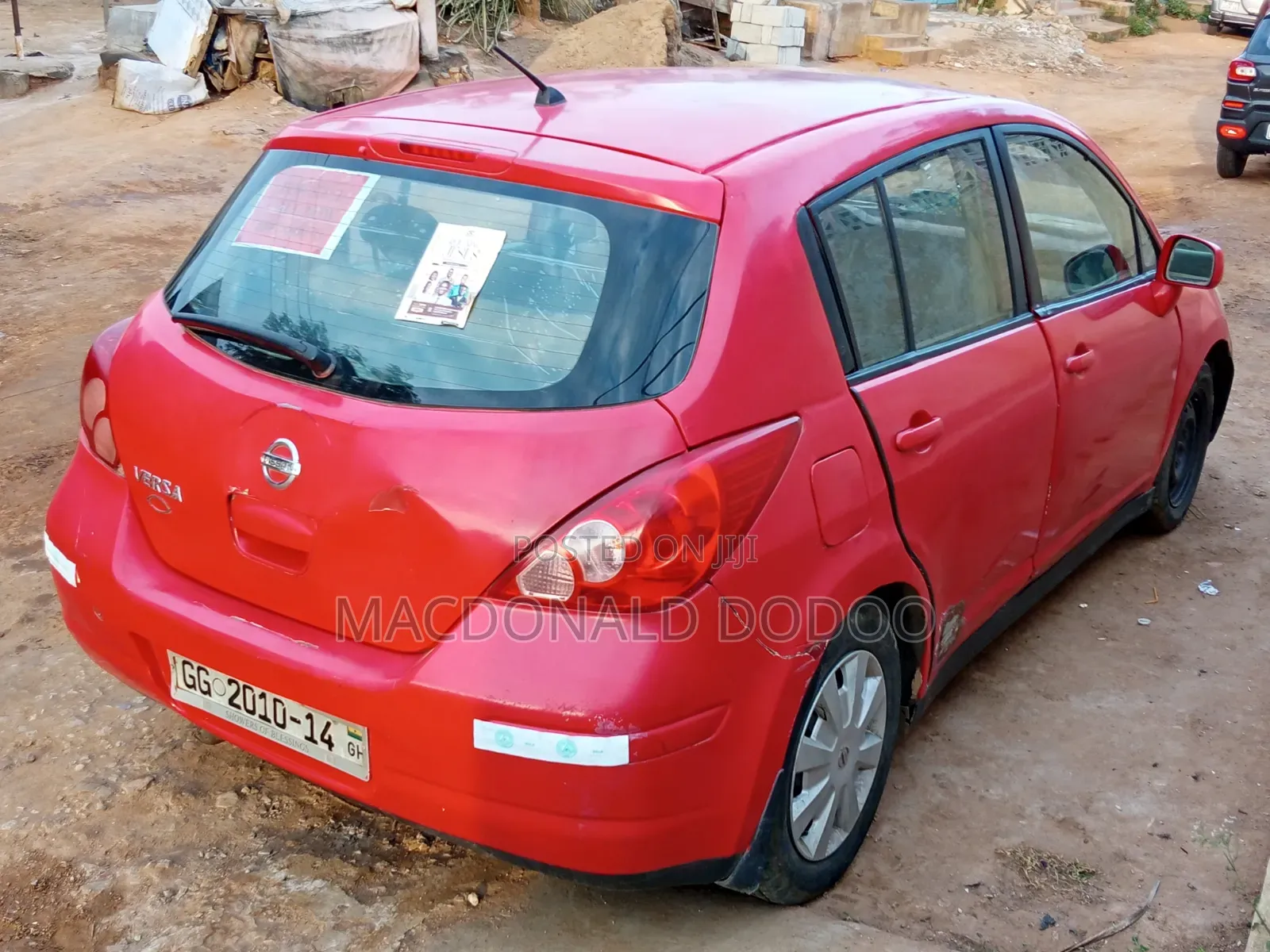 Nissan Versa 1.6 2010 Red