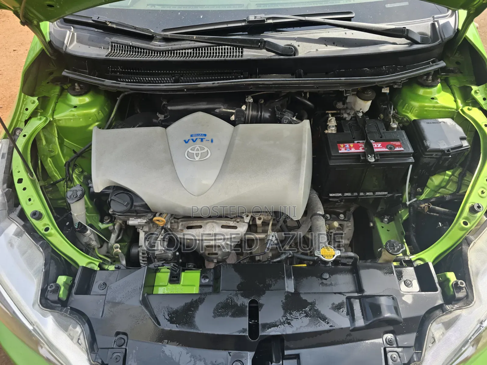 Toyota Yaris 2014 Green