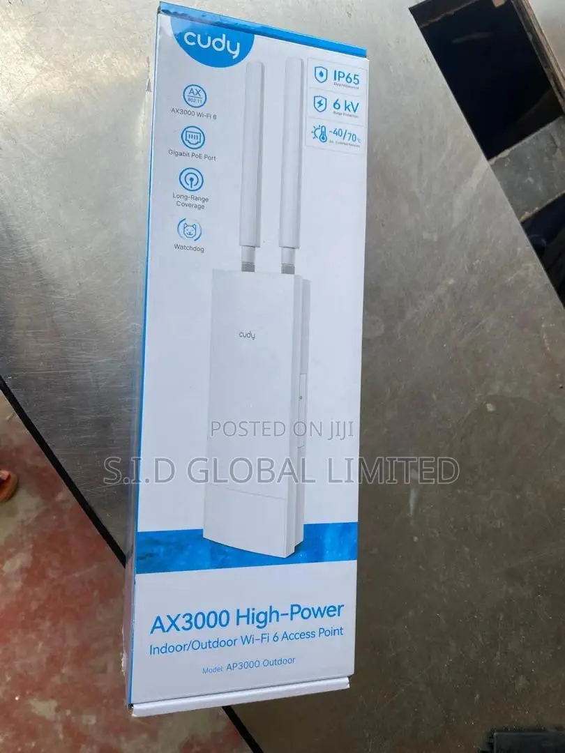 Original Cudy Ap3000 Outdoor Wi-Fi6 Router Repeater Access Point 2oo +