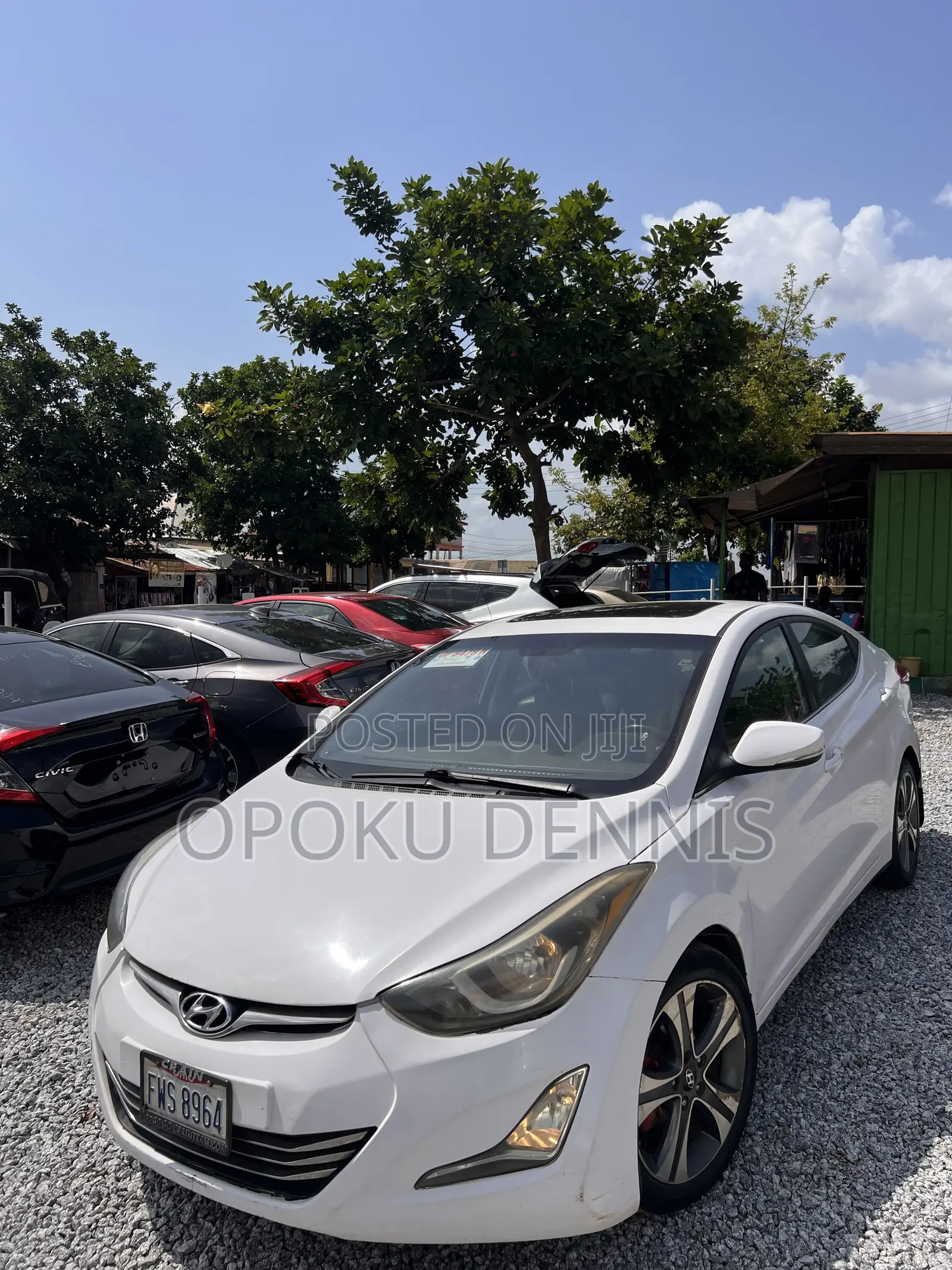 Hyundai Elantra Limited 4dr Sedan (1.8L 4cyl 6A) 2015 White