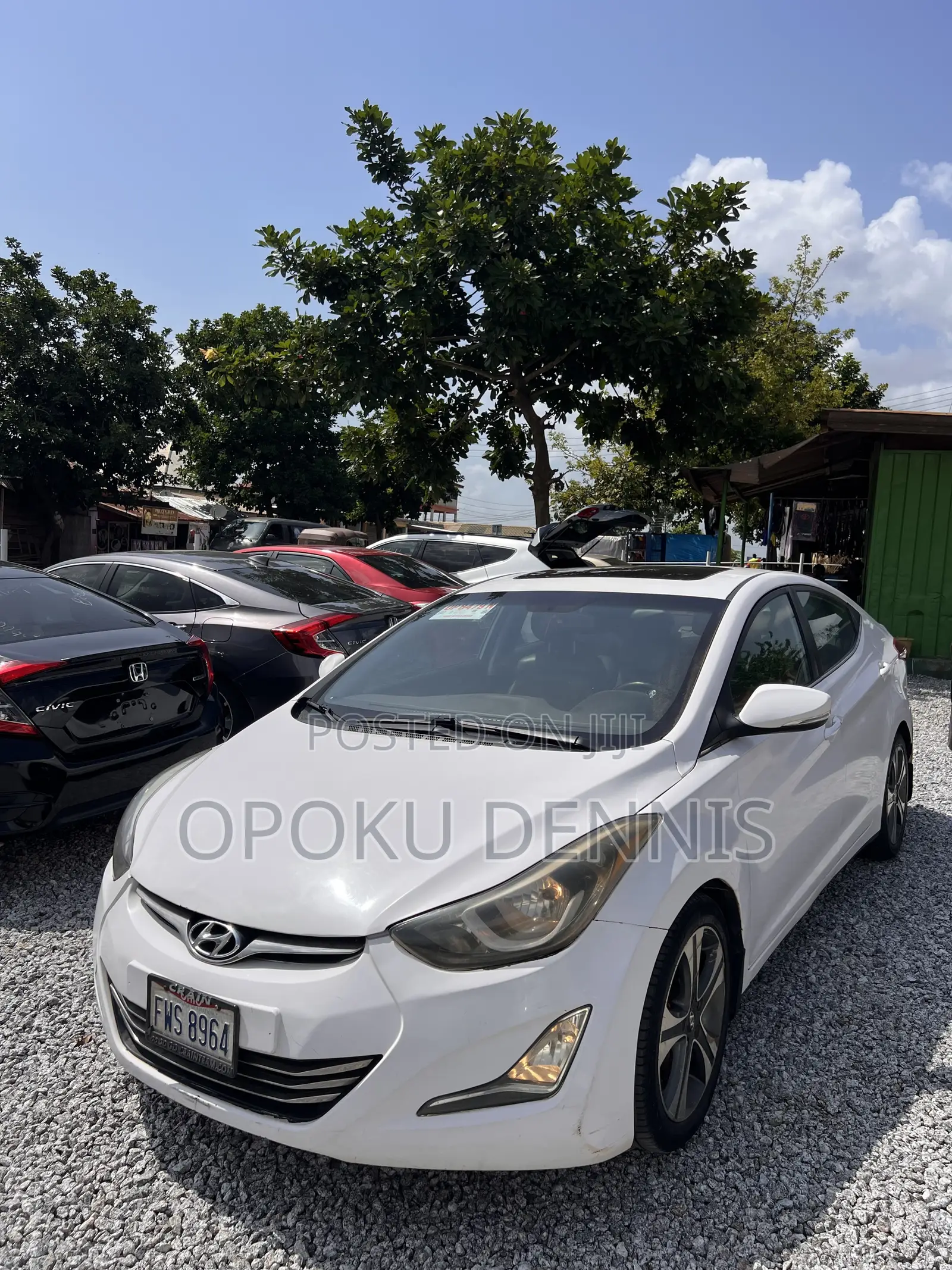Hyundai Elantra Limited 4dr Sedan (1.8L 4cyl 6A) 2015 White