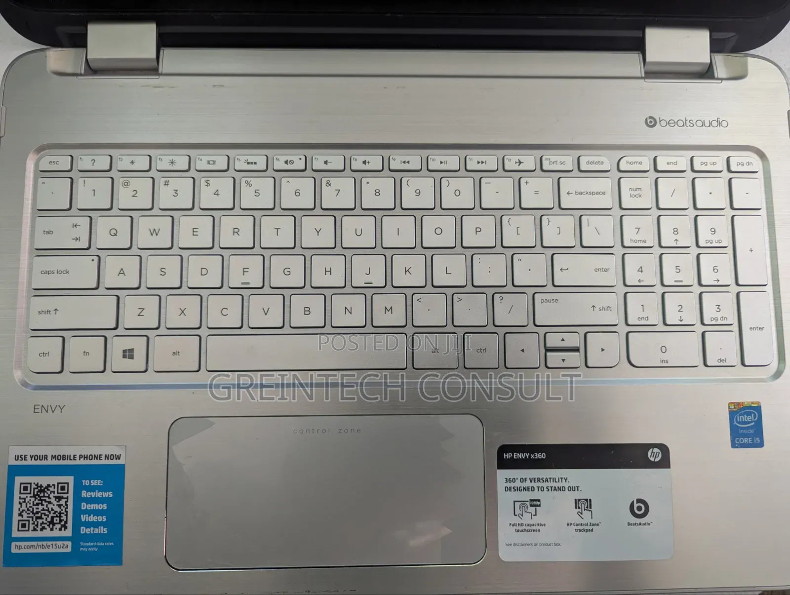 Laptop HP Envy x360 8GB Intel Core i5 HDD 640GB