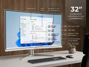 32 Inches Curved Power House Computer