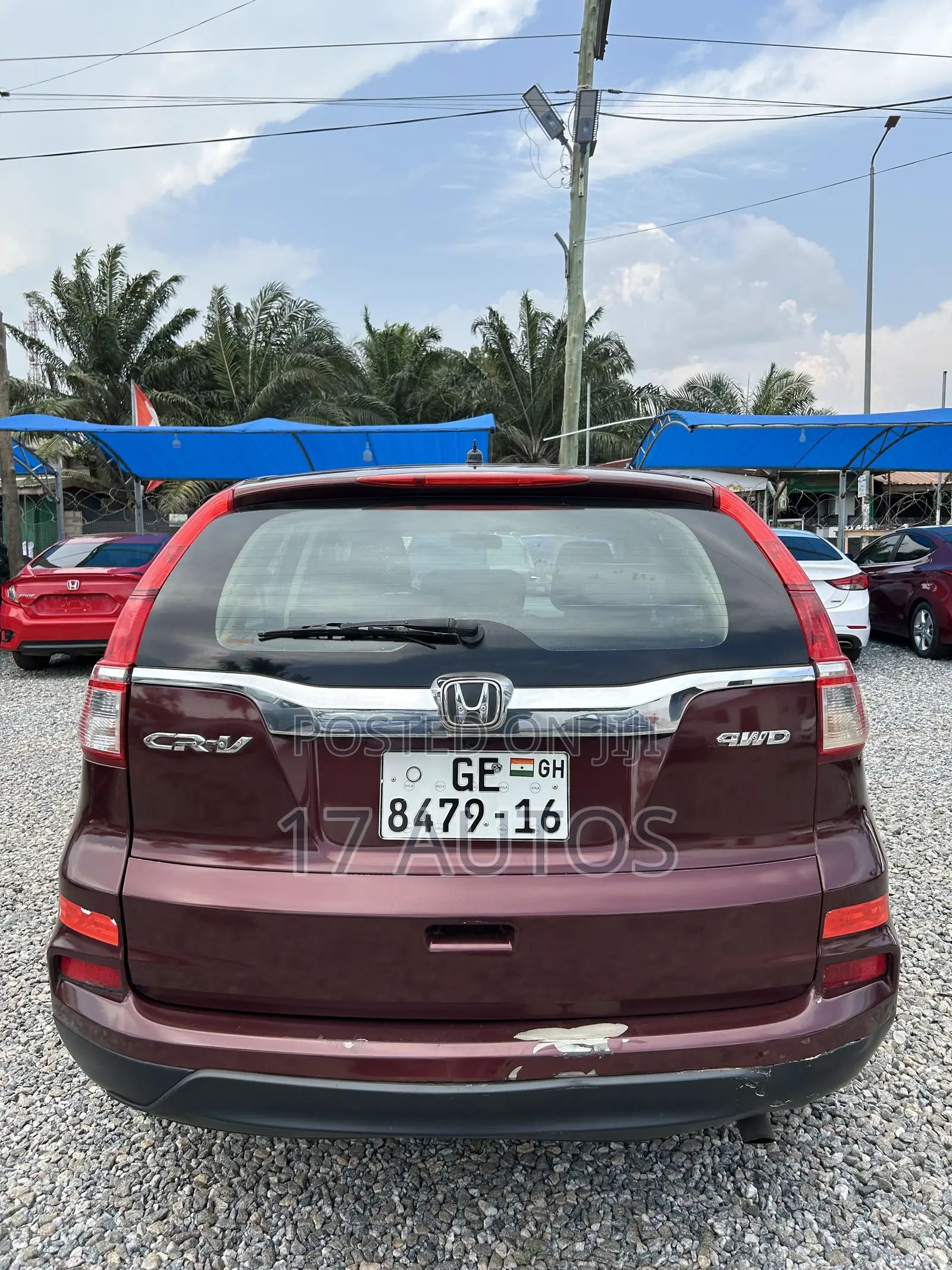 Honda CR-V 2015 Burgundy