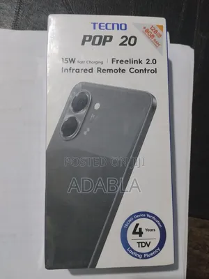 New Tecno Pop 20 128 GB Black